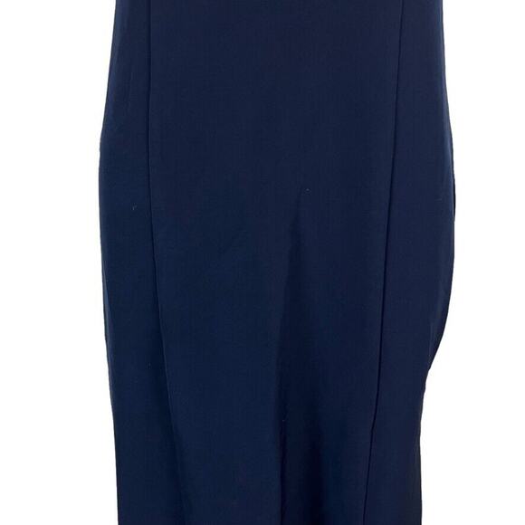 Show Me Your Mumu Womens Navy Fit & Flare V-Neck Mermaid Formal Maxi Dress sz M - Picture 6 of 15